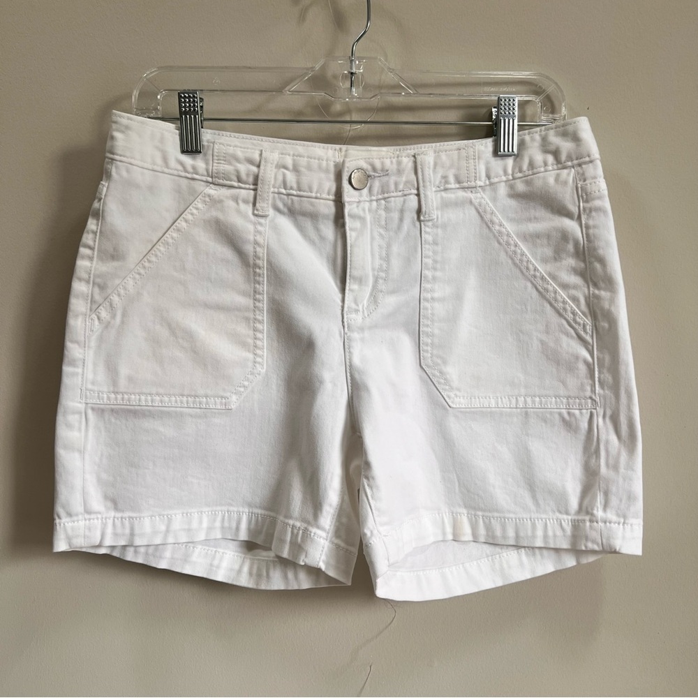 Caslon White Jean Shorts Classic Denim Style Women’s 6‎